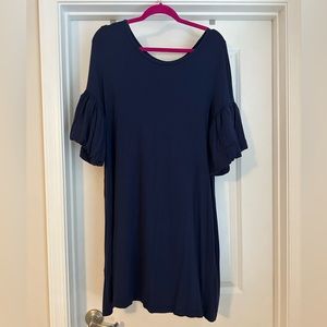 Lilly Pulitzer Navy Lindell Dress Sz XL
